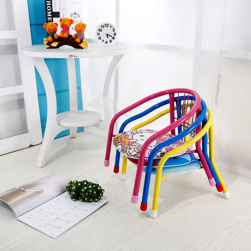 Portable small mini dinner feeding upholstered chairs step stool baby kid child chair for sale