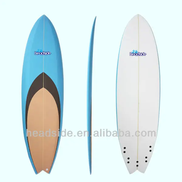 Fish tail surfboard/ Fiberglass pu surfboard/ table de surf