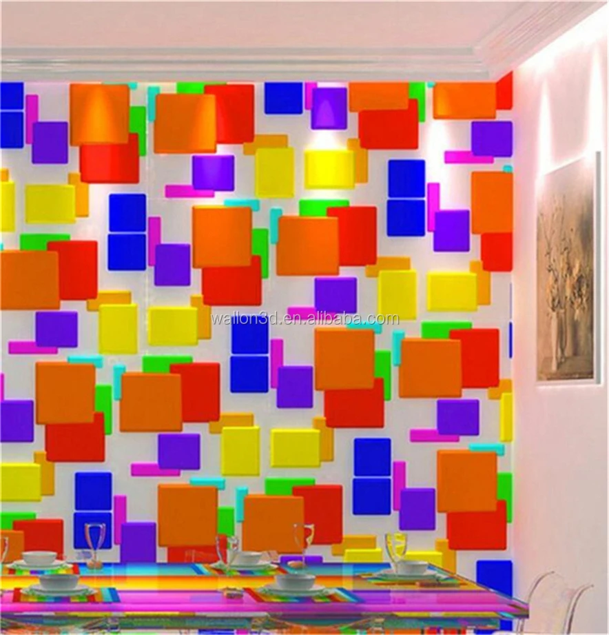 Mirror Silver Light Through 3D Cover background wallart decoration 3d wall panel supplier