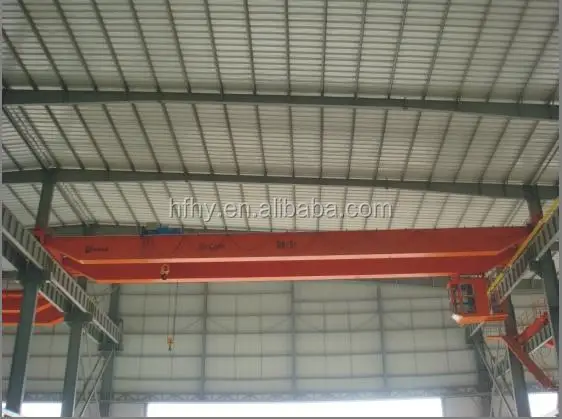 20 ton double girder twin beam radio remote control electric hoist overhead crane with hook