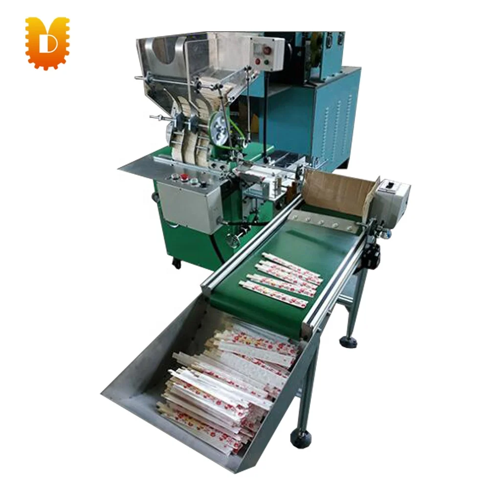 Двойная обернутая бумагой палочка для еды упаковочная машина для палочек высокая скорость