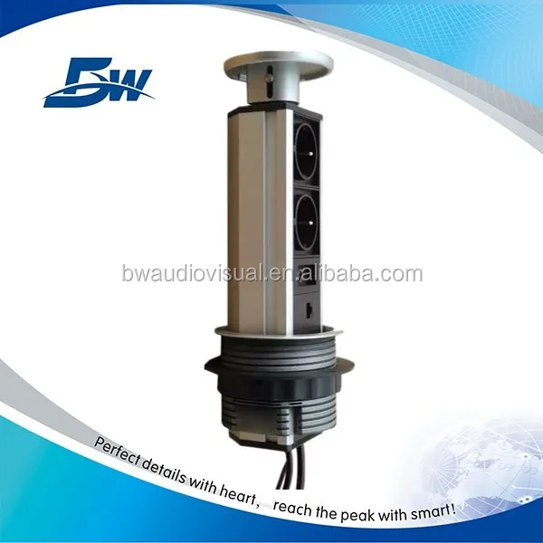 Electrical equipment table set desktop socket/pop up tabletop socket box SASO approved