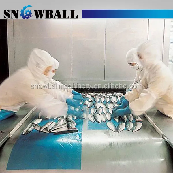 CE approved vegetable seafood quick freezing freezer tunnel and blast freezer/ ice cream instant freezing