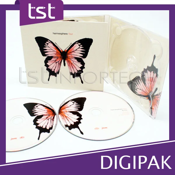 подгонять печатных& упаковки cd дигипак