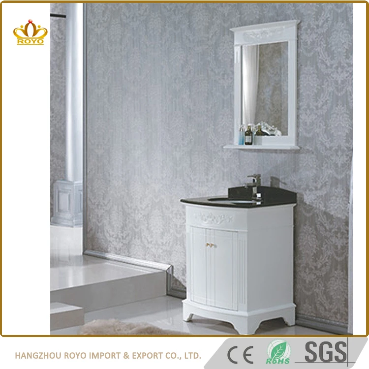 Hangzhou glass sink bathroom mirror cabinets mdf