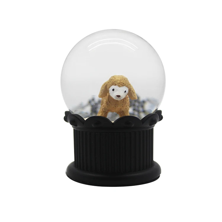 Custom cute sheep snow crystal ball