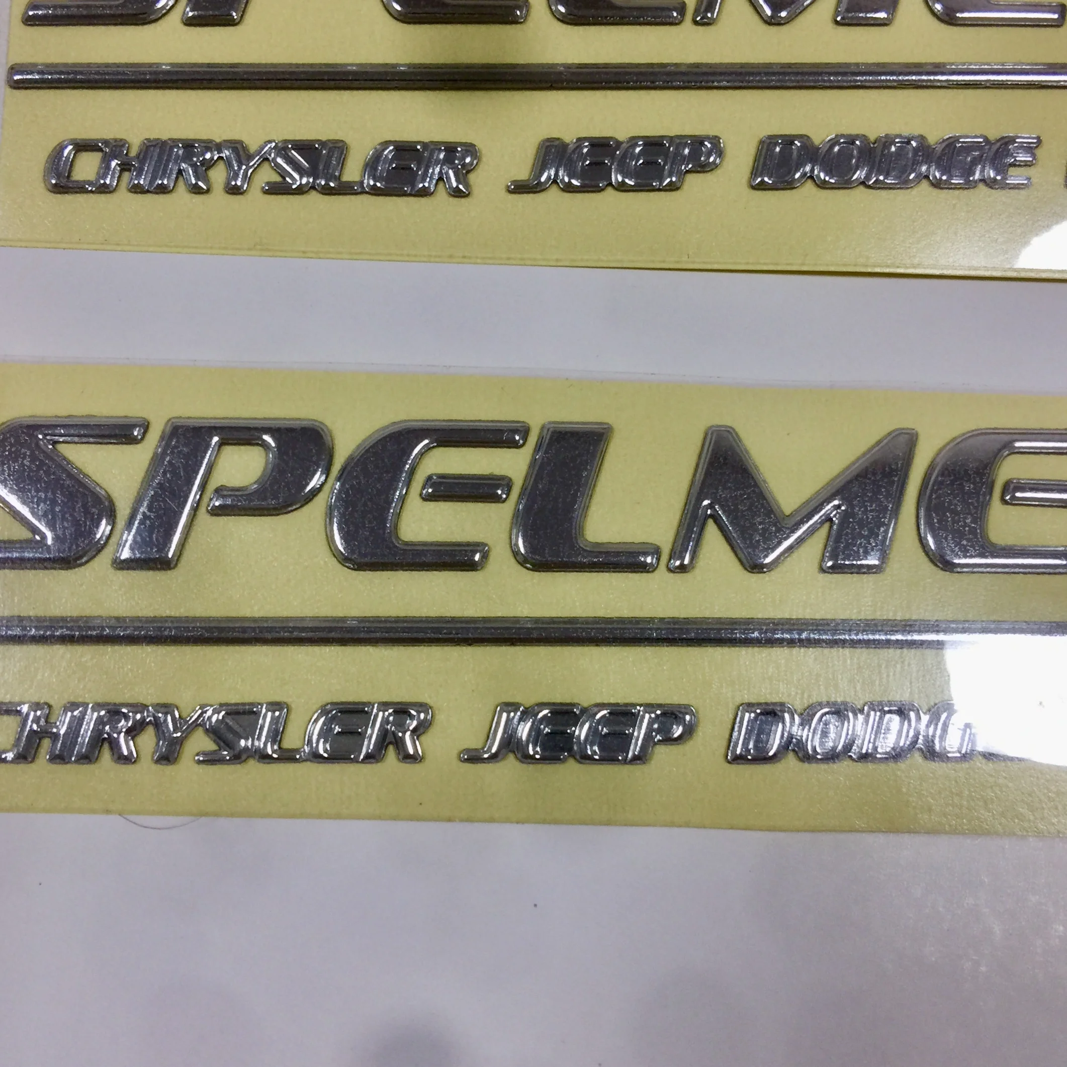 Customized high quality  brand name logo  3D Soft PVC sticker label