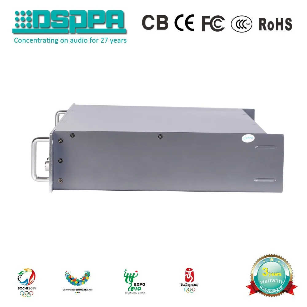 DSPPA ADR25 8 Channel Pre Amplifier Supplier PA Amplifier for Sale 8 Input Pre Amplifier