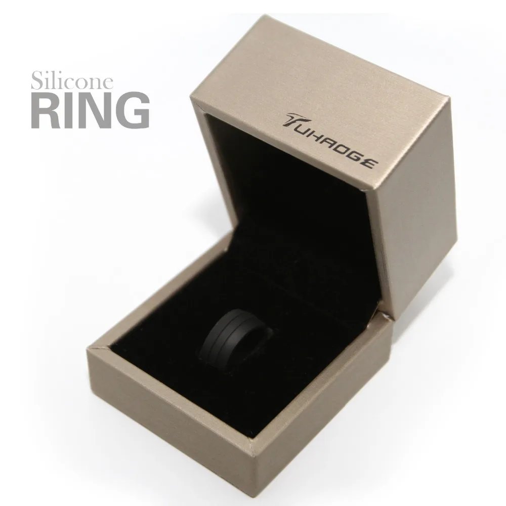 Силиконовые обручальные кольца всех размеров с тремя камнями покрытые антикварным медным покрытием круглые черным