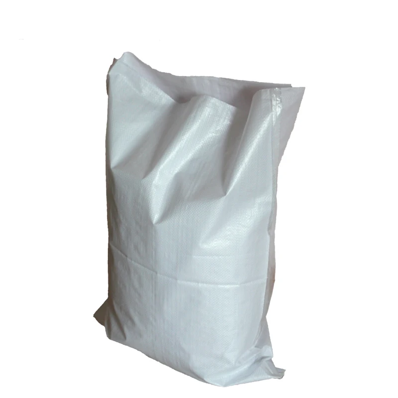 regular or laminated white PP woven bag 50 kg 65cm x 90cm for rice, corn, beans