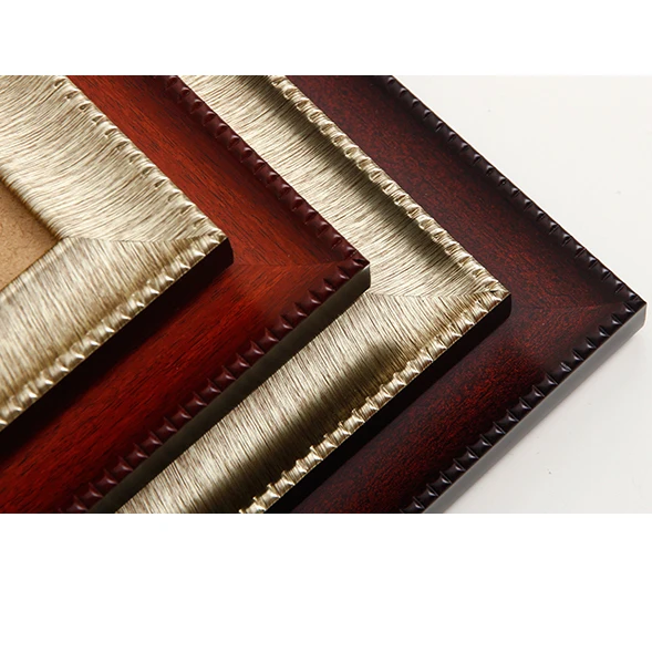 Classic Brown Color Plastic Picture Frame Moulding For Art Mirror Photo Frames