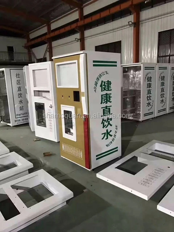 Coin Operated 20L Purified Water Vending Machine 5 Gallon Ro Filtered Purifying Water Vending Machine With Id Card