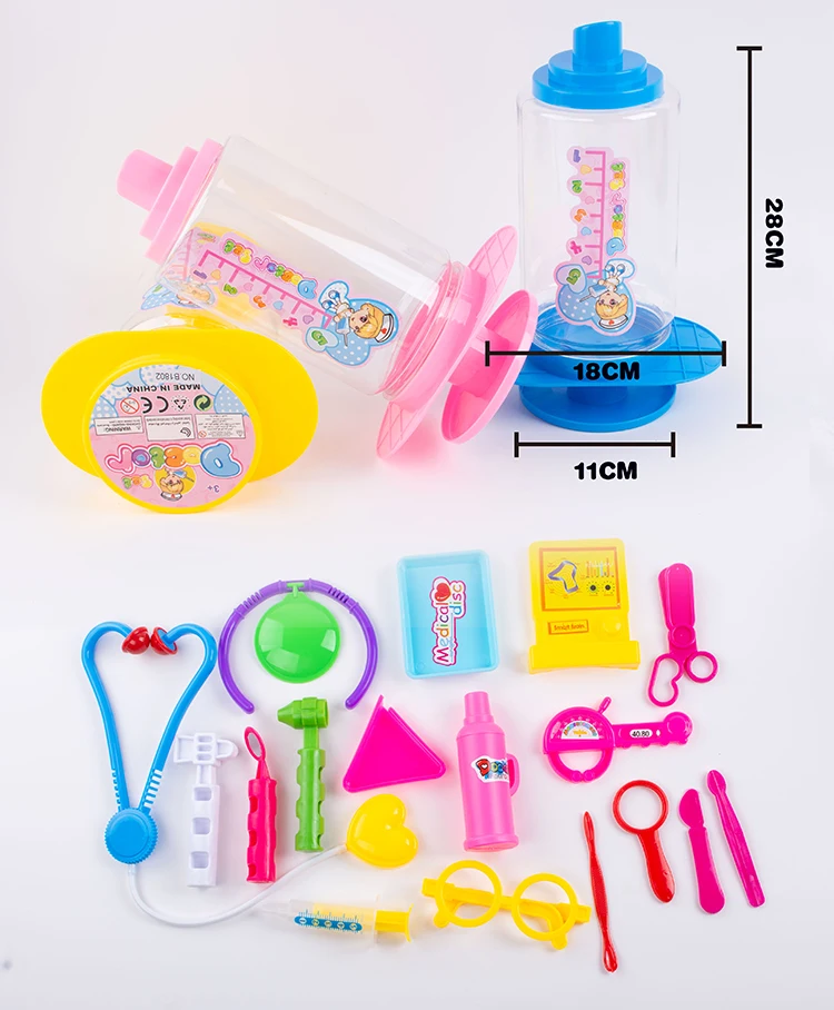 Factory outlet medical play set doctor toys for children (3 colors mixed)