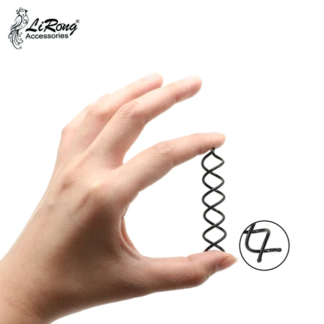 BSCI Audited Factory Twist screw hair pins Hair bun pins for DIY Hair styles