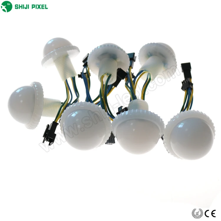 High quality and durable DC12v&24v 35mm 9leds rgb led dot light for disco stage