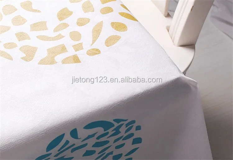 Oliproof waterproof Feature logo Printed wholesale disposable tablecloth
