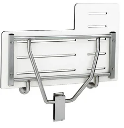 
folding shower seat with wall bracket phenolic material 