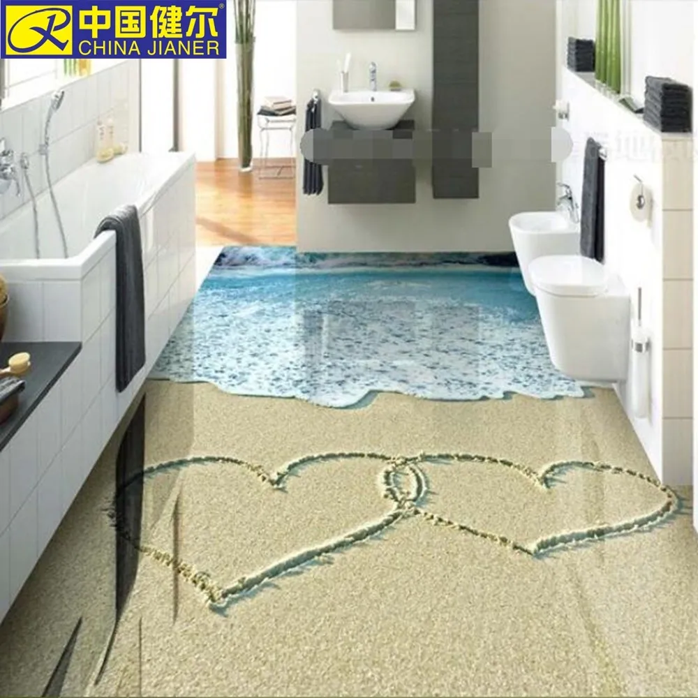 3D PVC commercial flooring