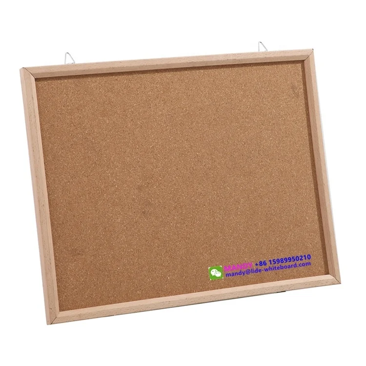 Wall mounted, wooden frame soft fabric bulletin notice pin board for kids