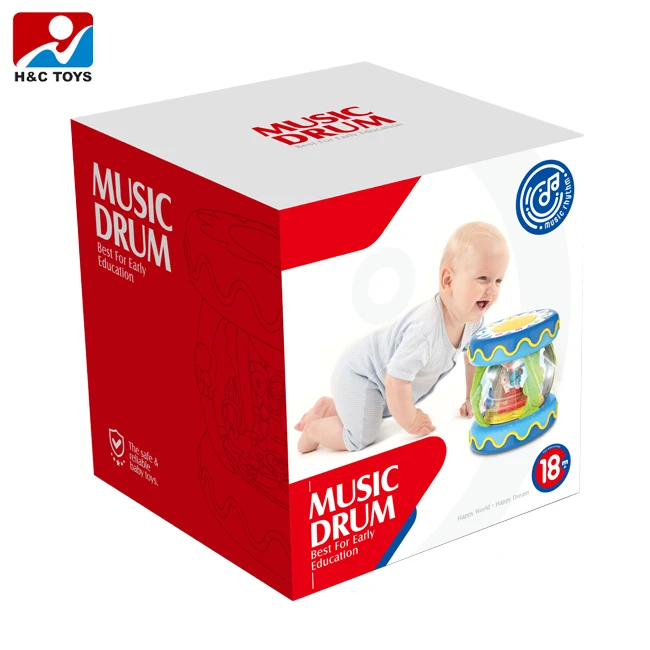 Lovely Baby Musical Toy Rotation Drum Toy Musical Instrument HC400352