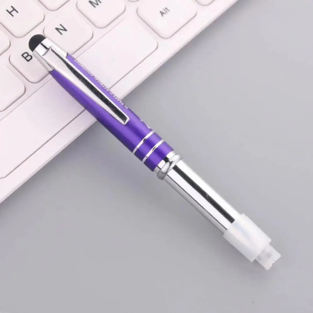 Pen with flashlight promotional custom cheap UV light pen