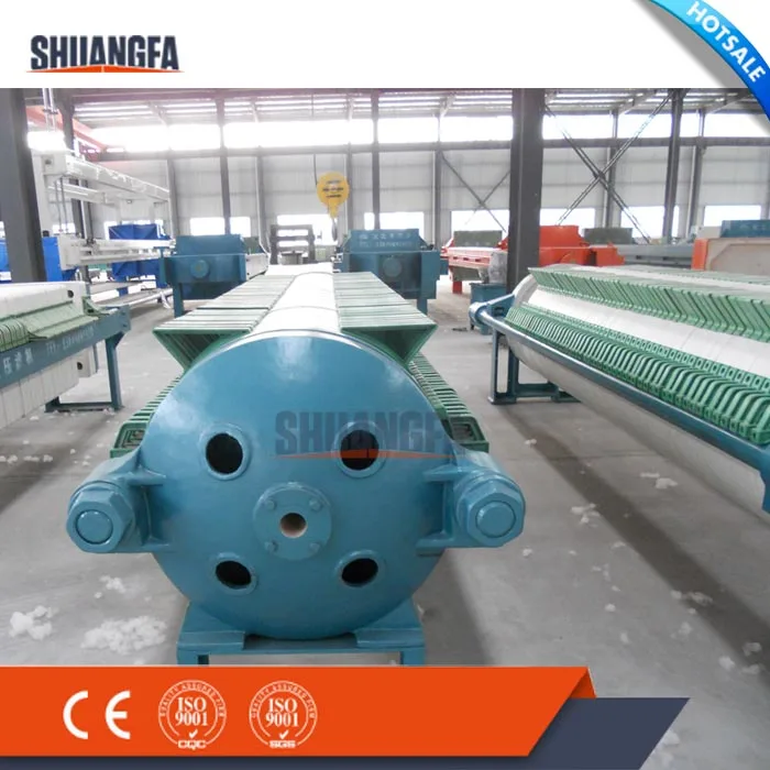 Ceramic Clay Slurry Round Plates Filter Press Equipment, High Pressure Filter Press Machine