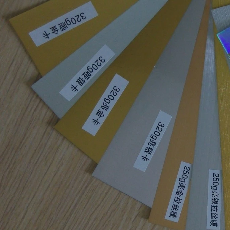 
Silver /gold Pet Metallized Film Laminated Paper For Printing And Packaging Box 