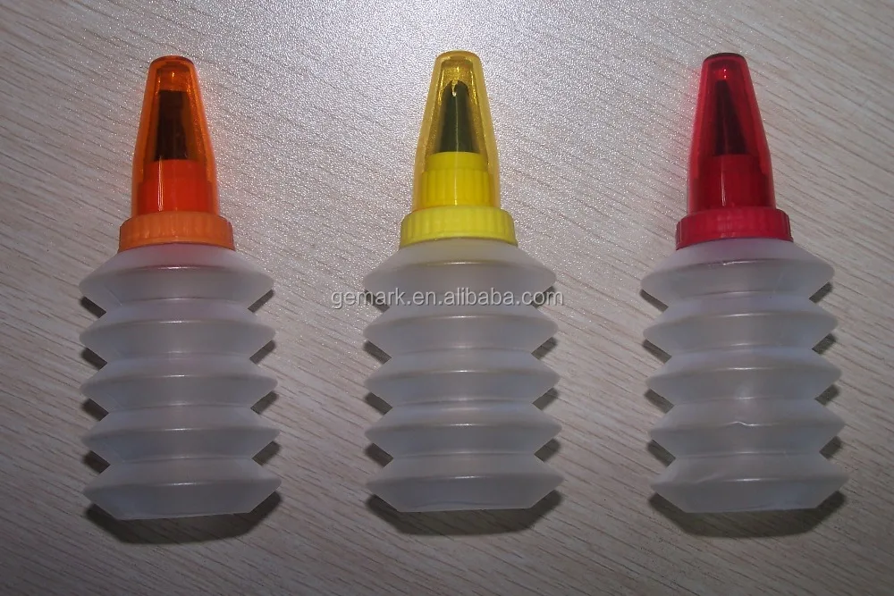 Hot Sale Cake tool ICING SQUEEZE BOTTLE SET WITH SS NOZZLES Cookie Decorating Organizer Rolling Royal Storage Brushes Marker