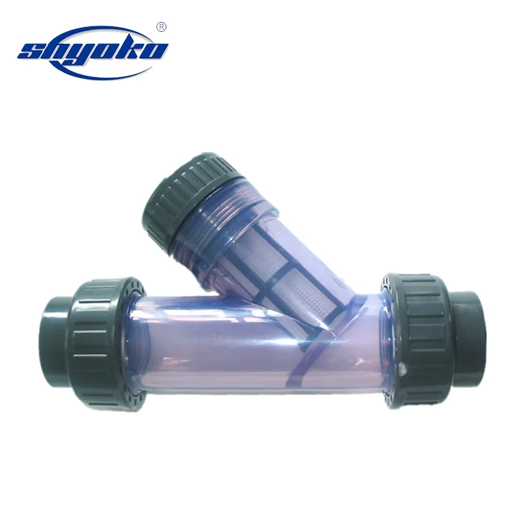 Plastic filter UPVC Y-STRAINER valves