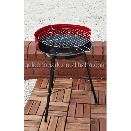 Portable Adjustable Round Barbecue BBQ Charcoal Grill