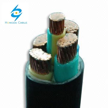 Низкое напряжение Cu/XLPE/ПВХ/STA/ПВХ бронированный силовой кабель