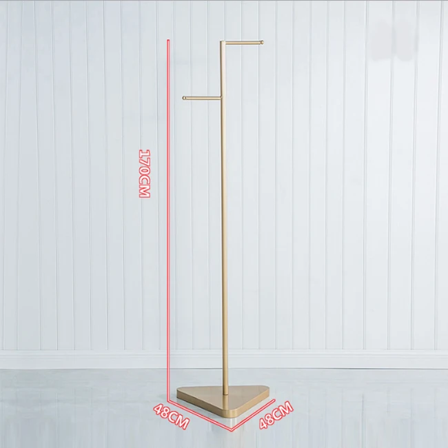 Стойка Gloden в европейском стиле элегантный дизайн стойка для демонстрации одежды напольная платьев магазинов стойки