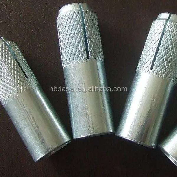 Good m20 grade4.8 drop in anchor for concrete structure