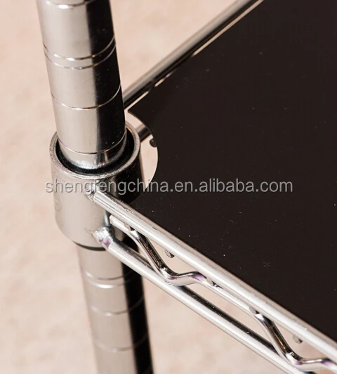 white / black plastic Shelf Liner For Wire Shelving