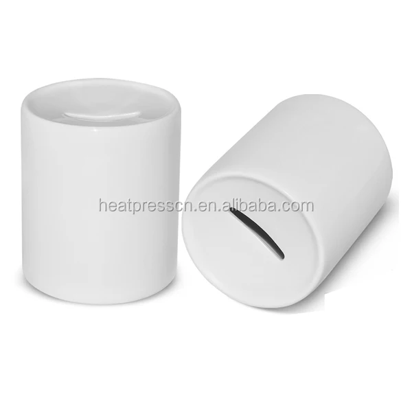 Сублимация Копилка в белом цвете