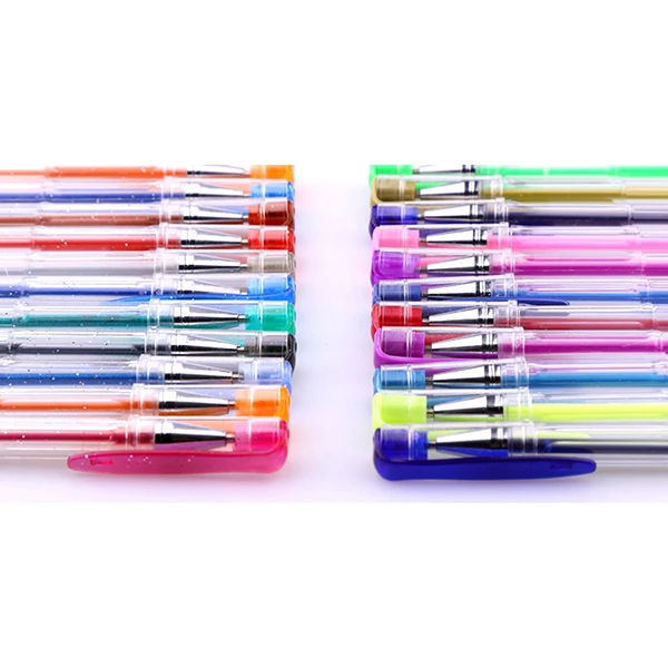 Cheap Glitter 60/100 Color Gel Pen Set for Adult Coloring Books Journals Drawing Doodling Art Markers