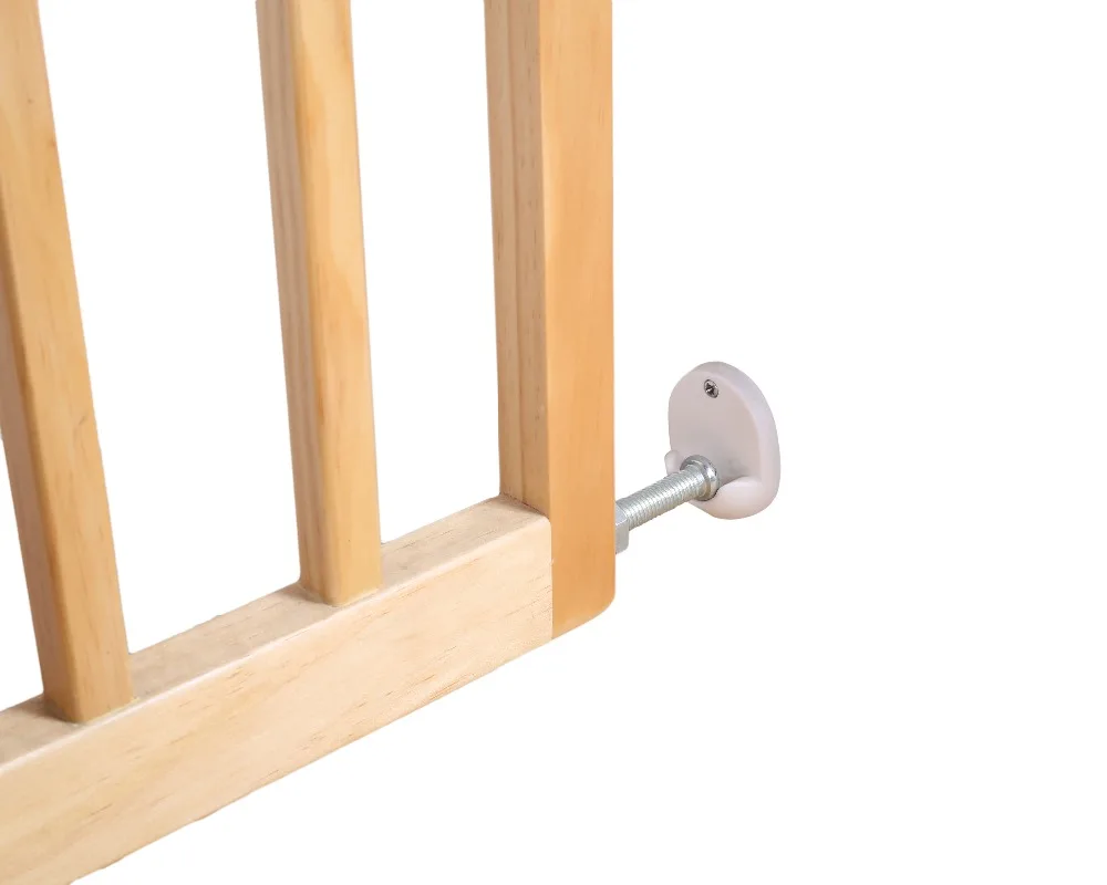 Simple design beech wooden safety fence