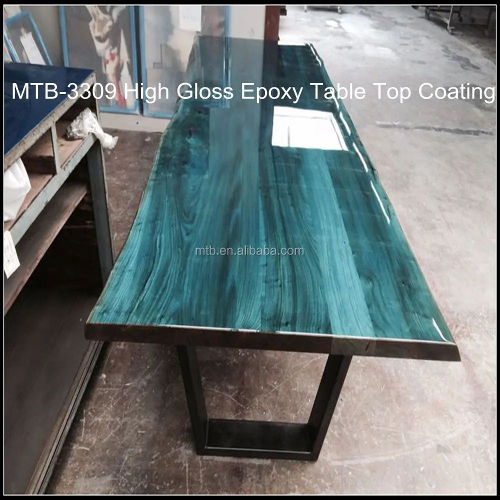 1Gallon Kit Epoxy Resin Clear Thin High Gloss High Impact for WoodTable Top Coating