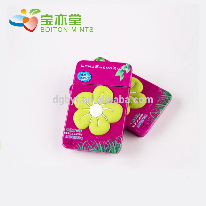 Самый популярный сильный сахар без сахара, мятные конфеты с дышащей мятной оловянкой
