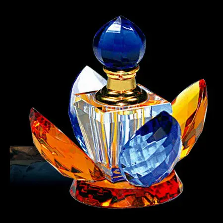 Lotus Body Model Crystal Perfume Bottle,Crystal censer burner