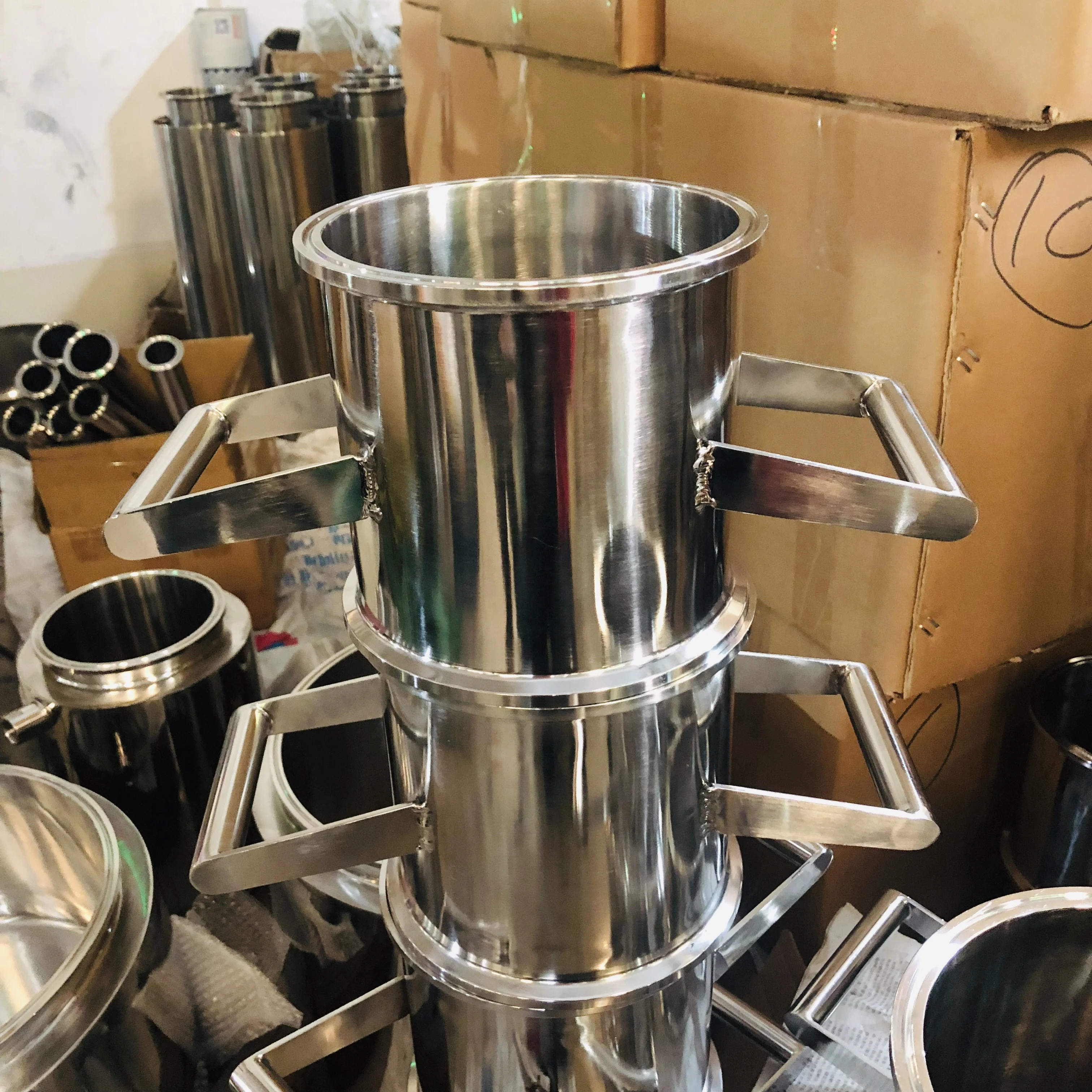Stainless Steel Extractor Tri Clamp Columns use for falling film