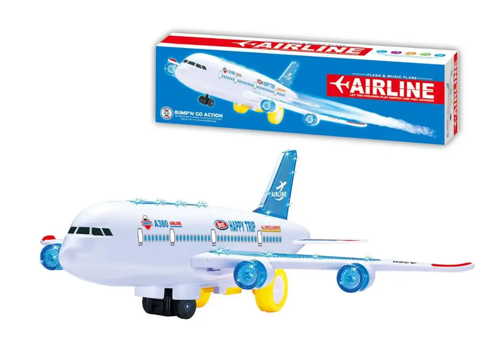  Детский игрушечный самолет летающая модель самолета игрушки для детей с музыкой и