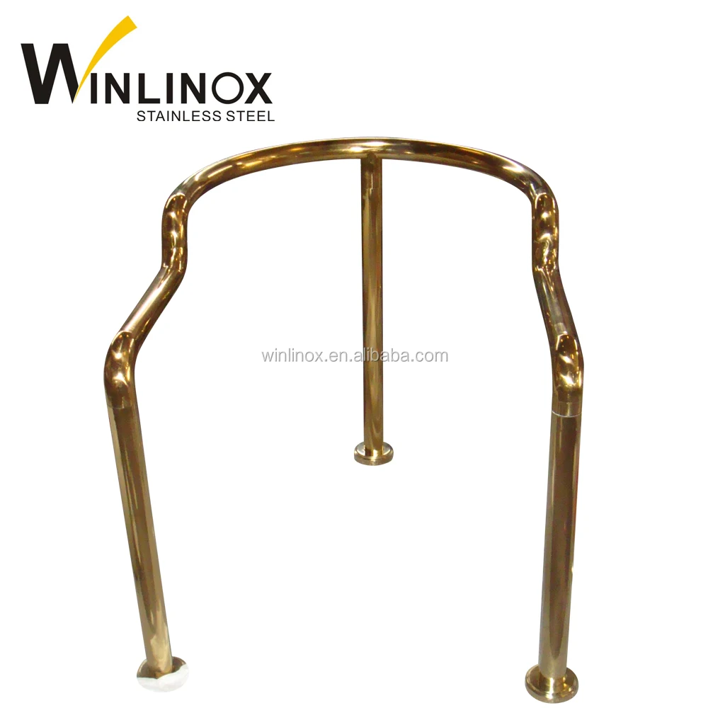 316 inox steel swimming pool handrail, pool diving platform