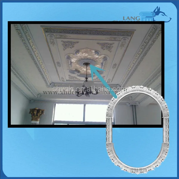 
Clear Flower Pattern Vintage Gypsum Ceiling Rose Rosette 