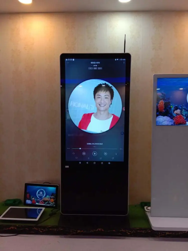 floor stand indoor digital signage software shop advertising screen advertising lcd display