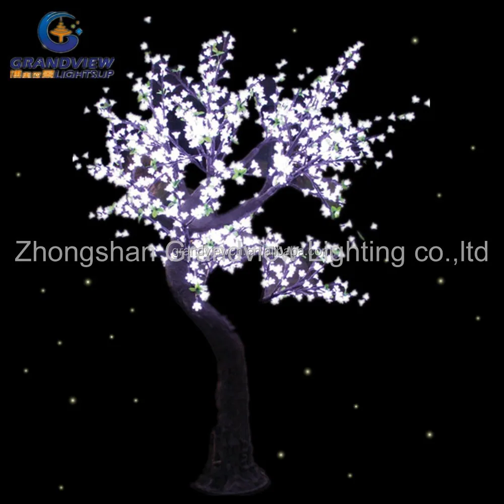 CE Rohs Outdoor Artificial Decoration 3m 5m Lighted LED Cherry Blossom Tree