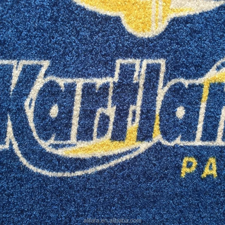 Washable custom nylon print entrance rubber logo mat