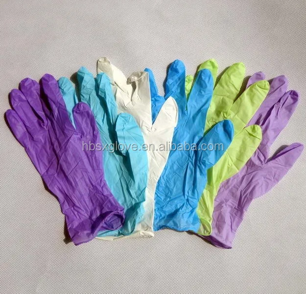 purple nitrile gloves malaysia disposable medical examination blue
