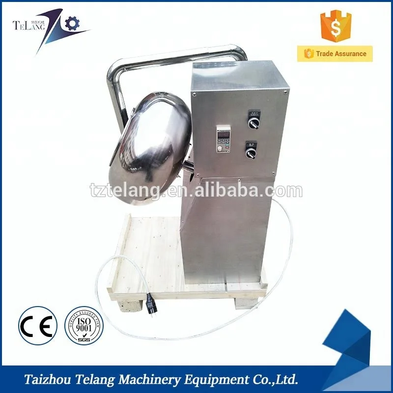 Super Quality Small Chocolate Enrobing Coating Machine with Spray System