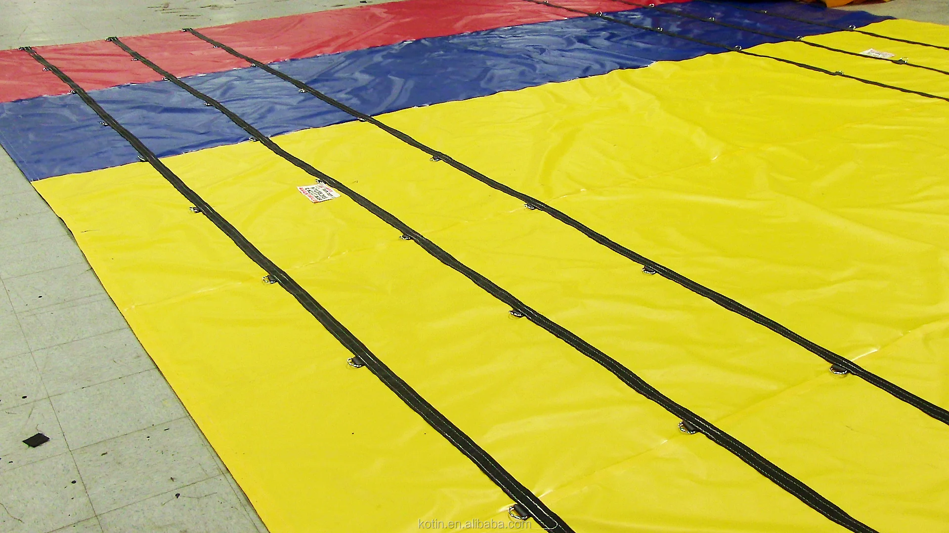 Tarpaulin make process sample Set C PVC tarpaulin for truck cover 800gsm 1000d*1000D 20*20 Glossy & Matte